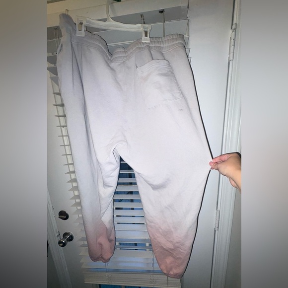 Old Navy Men’s 2PC SET Pink/ Orange Ombre hoodie + Sweatpants men’s size M top L - Picture 10 of 13